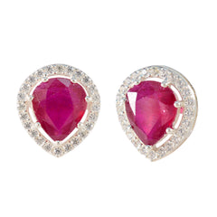 Noelia Red Whisper thin multiple Stud Earring