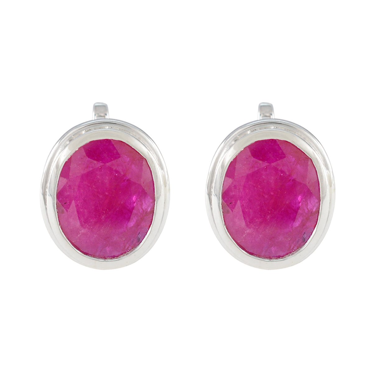 Wen Red Dainty Solitaire Stud Earring Ruby Red Stud