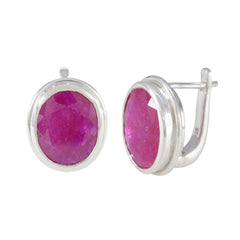 Wen Red Dainty Solitaire Stud Earring