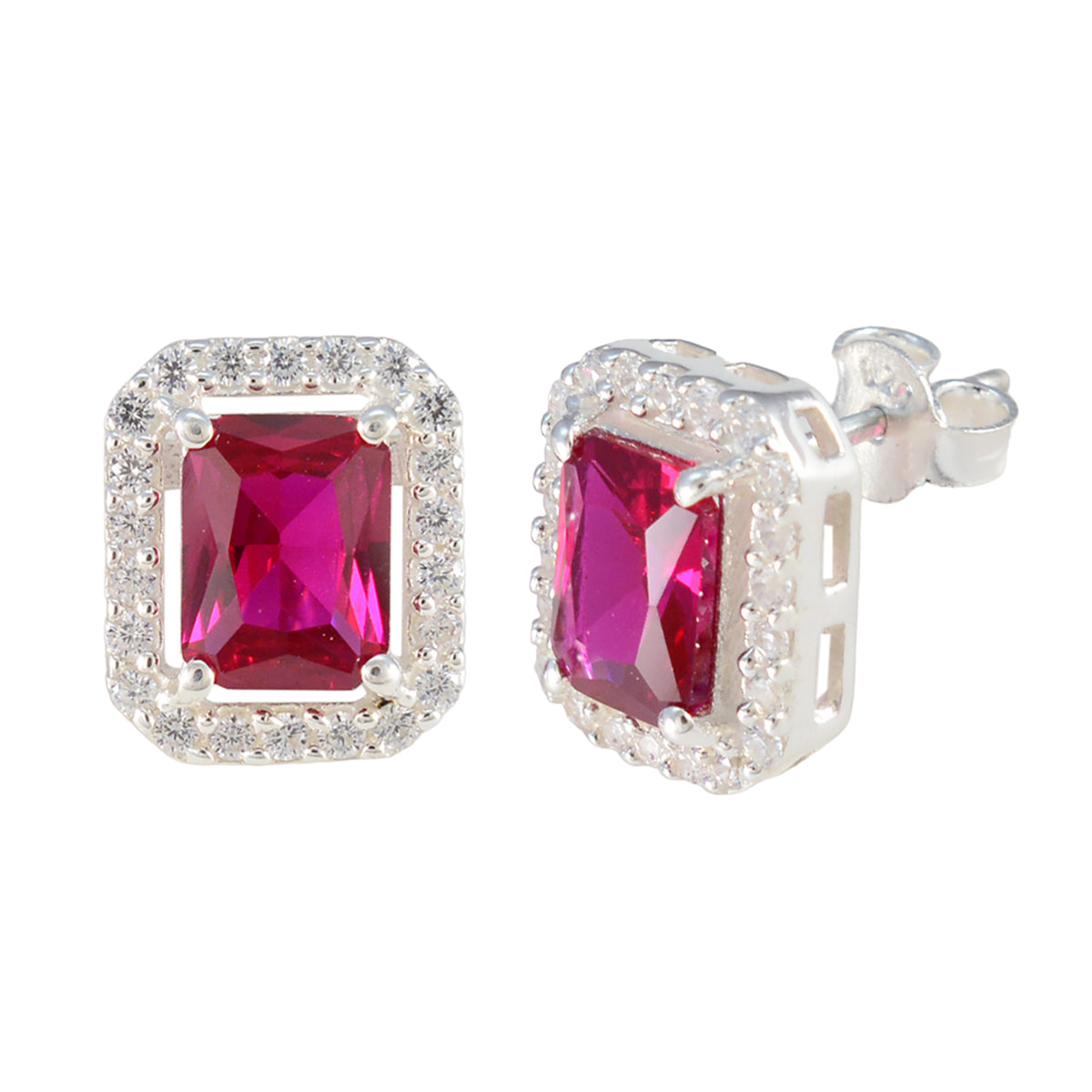 Micaela Red Dainty multiple Stud Earring