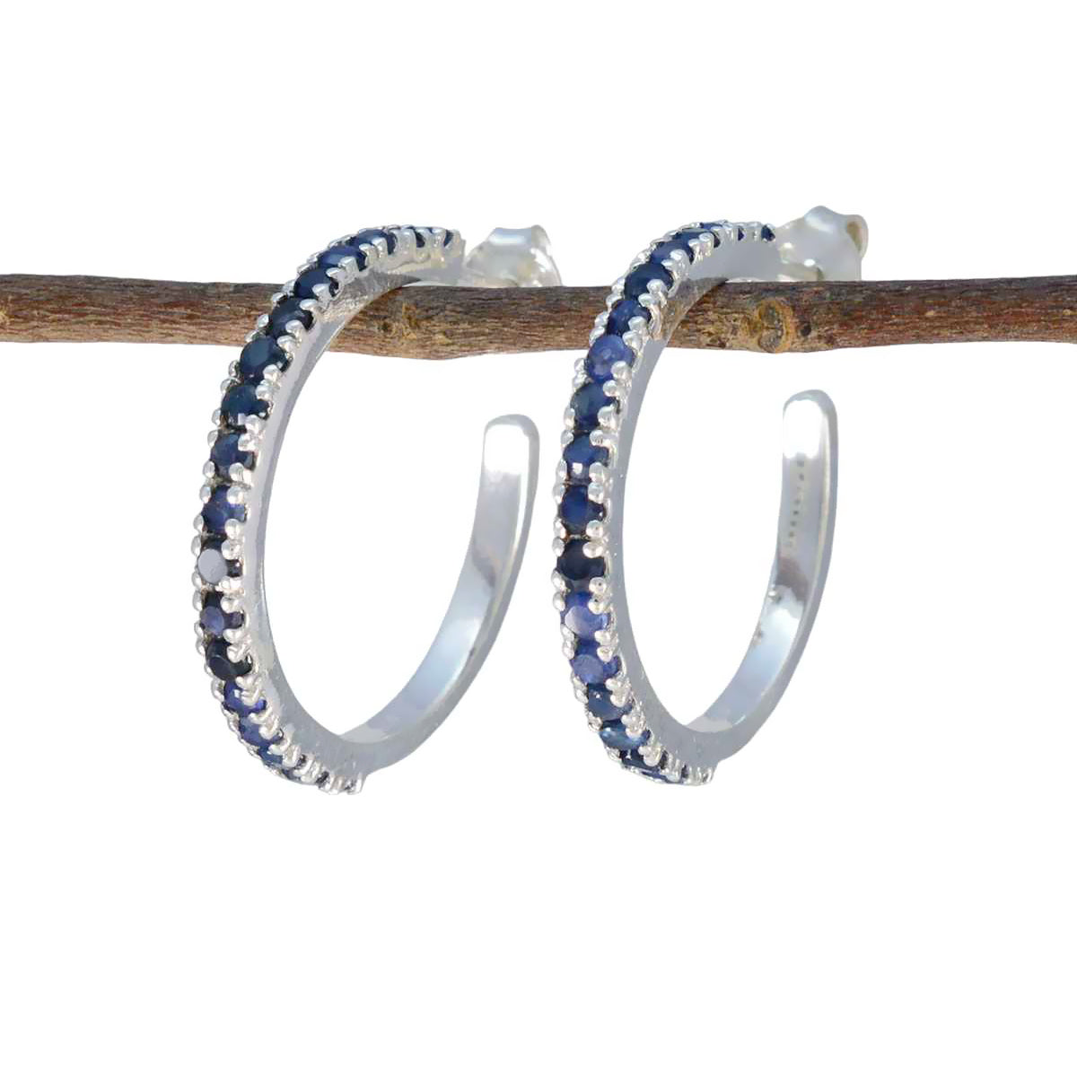 Seo yeon Blue Whisper thin multiple Stud Earring