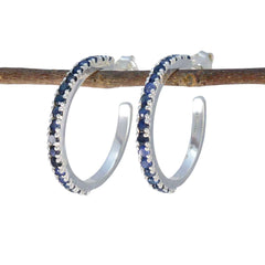 Seo yeon Blue Whisper thin multiple Stud Earring