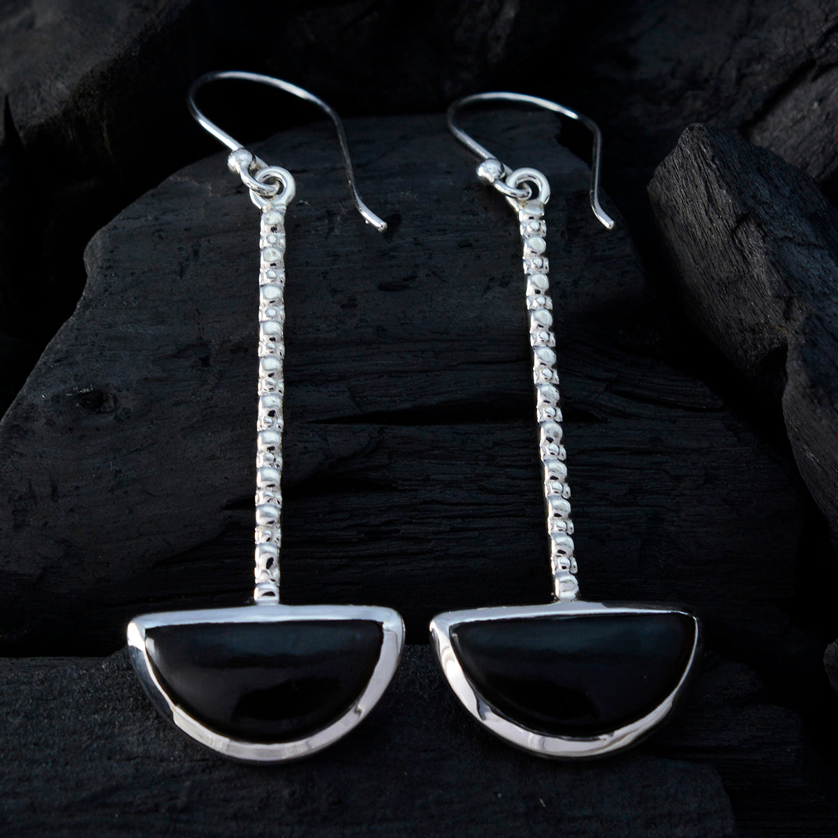 Chen Brown Classic Solitaire Dangle Earring