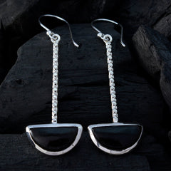 Chen Brown Classic Solitaire Dangle Earring