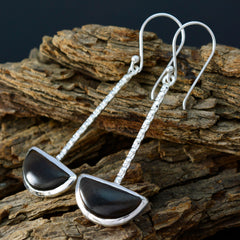 Chen Brown Classic Solitaire Dangle Earring