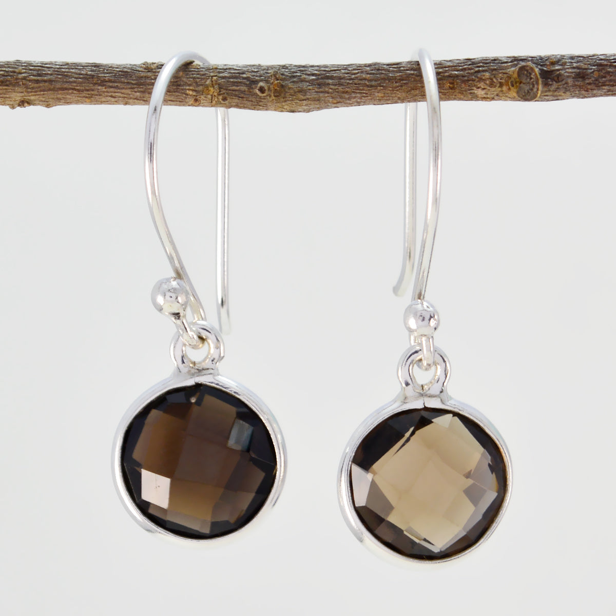 Ha eun Brown Elegant multiple Dangle Earring