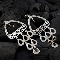 Maria Brown Chunky multiple Dangle Earring
