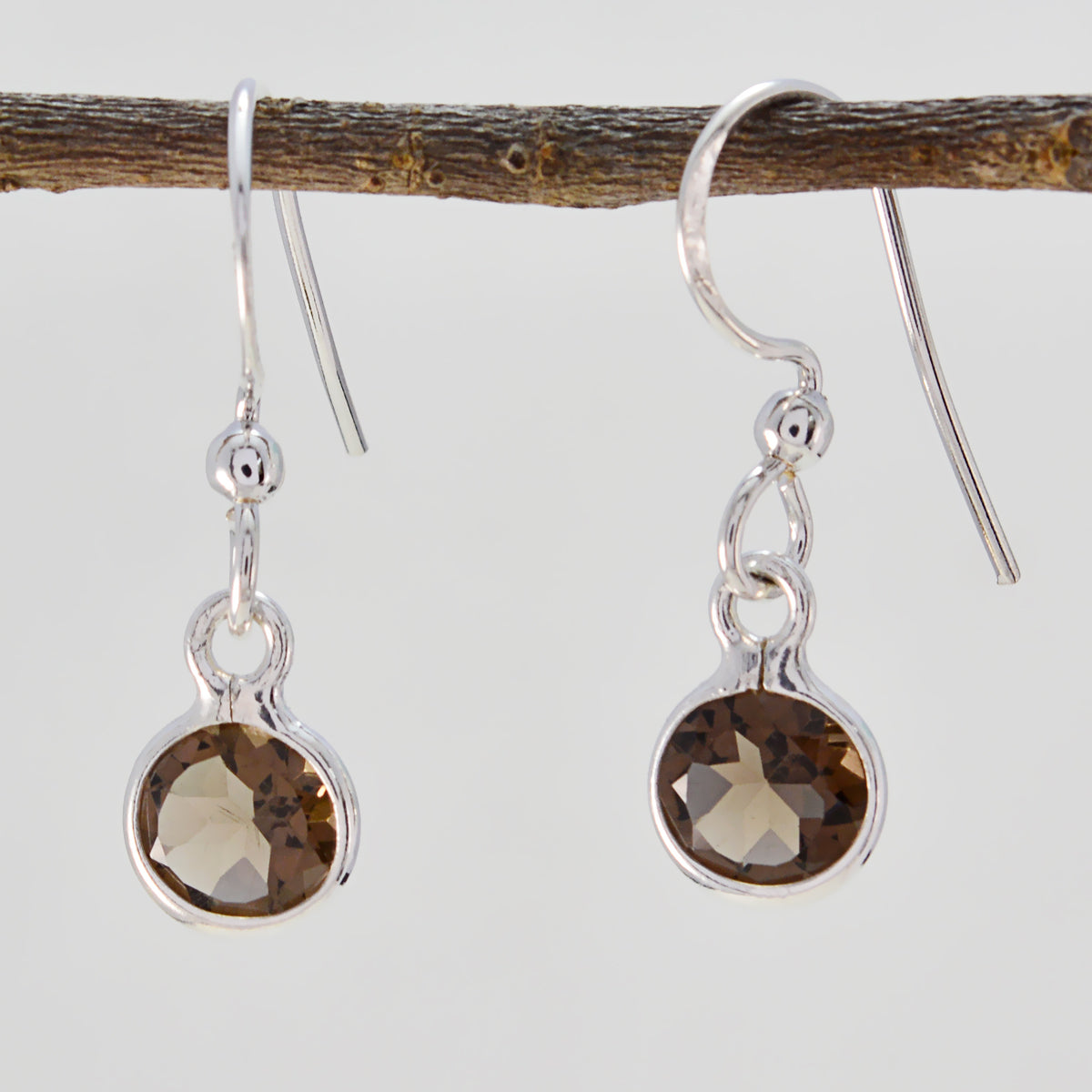 Jiwoo Brown Elegant multiple Dangle Earring