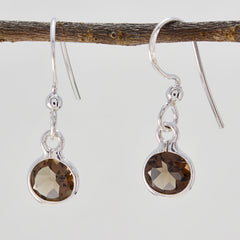 Jiwoo Brown Elegant multiple Dangle Earring
