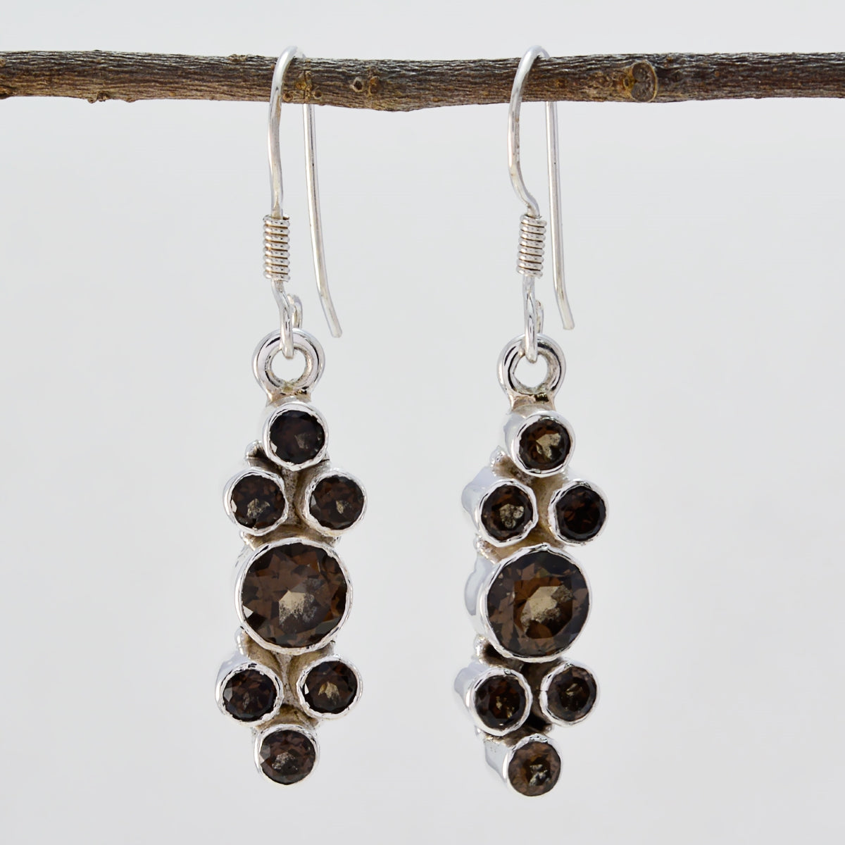 Li Lee Brown Featherlight multiple Dangle Earring