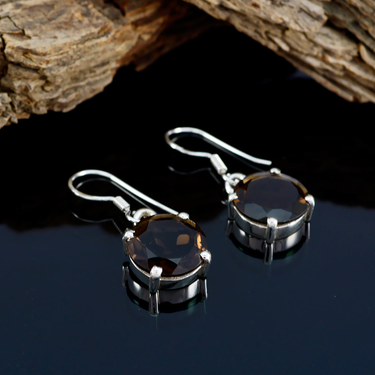 Seo yeon Brown Featherlight multiple Dangle Earring