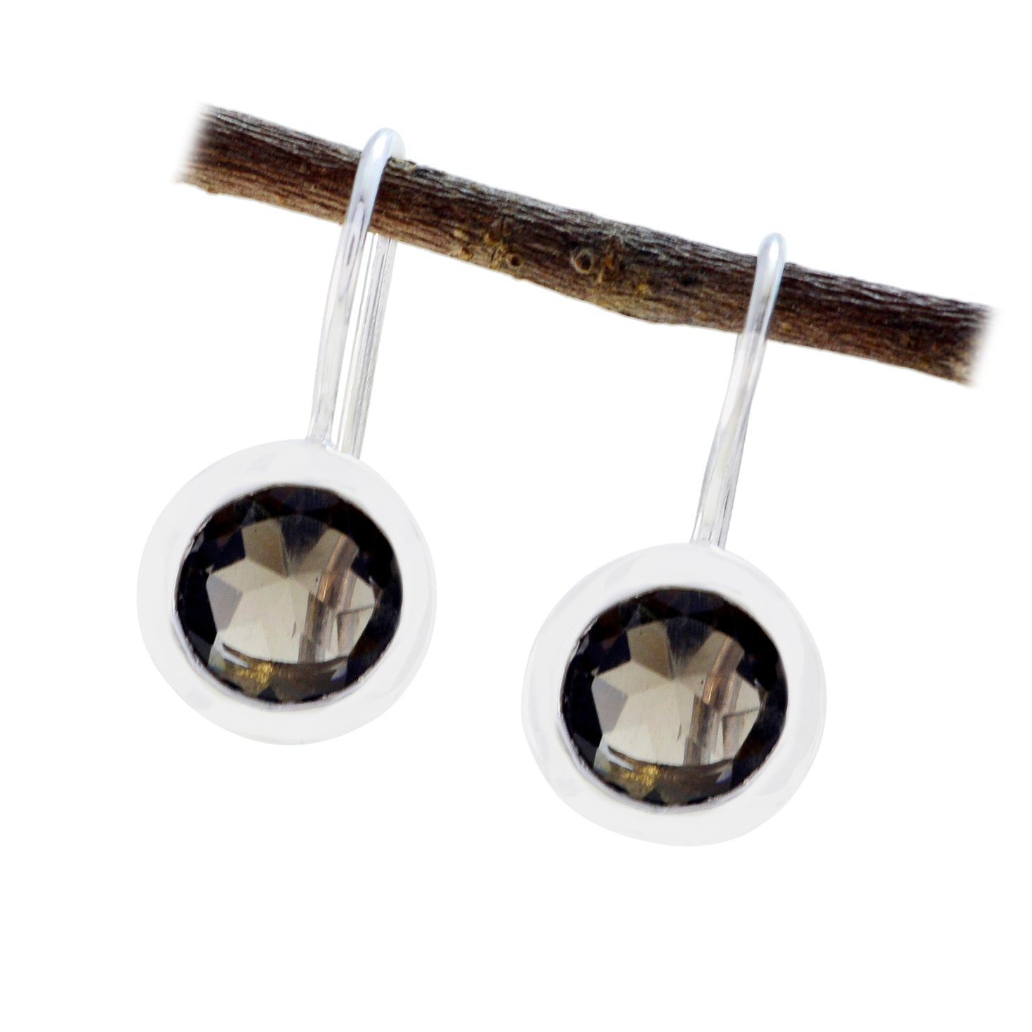 Charlotte Brown Delicate Solitaire Dangle Earring