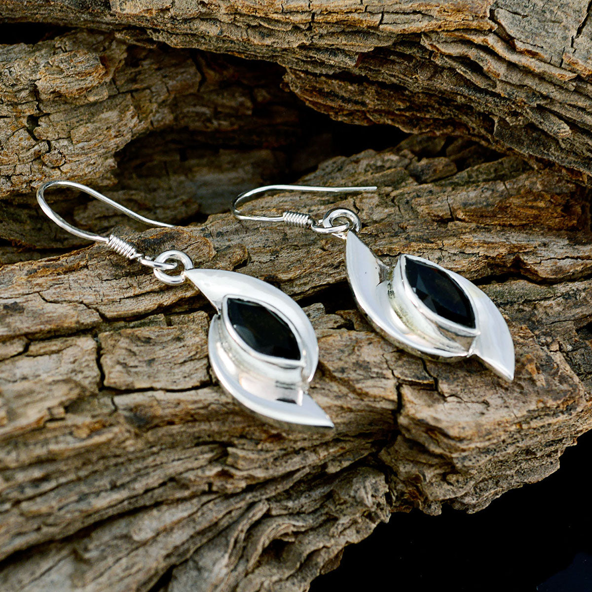 Yan Brown Dainty Solitaire Dangle Earring