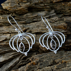 Agustina Brown Featherlight Solitaire Dangle Earring