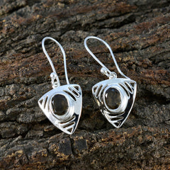 Ana Brown Tiny Solitaire Dangle Earring