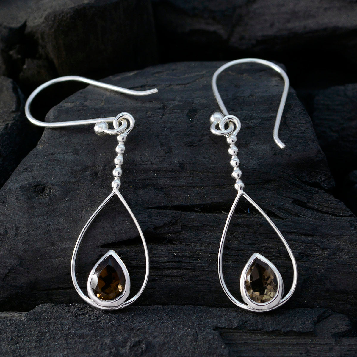 Carla Brown Delicate Solitaire Dangle Earring