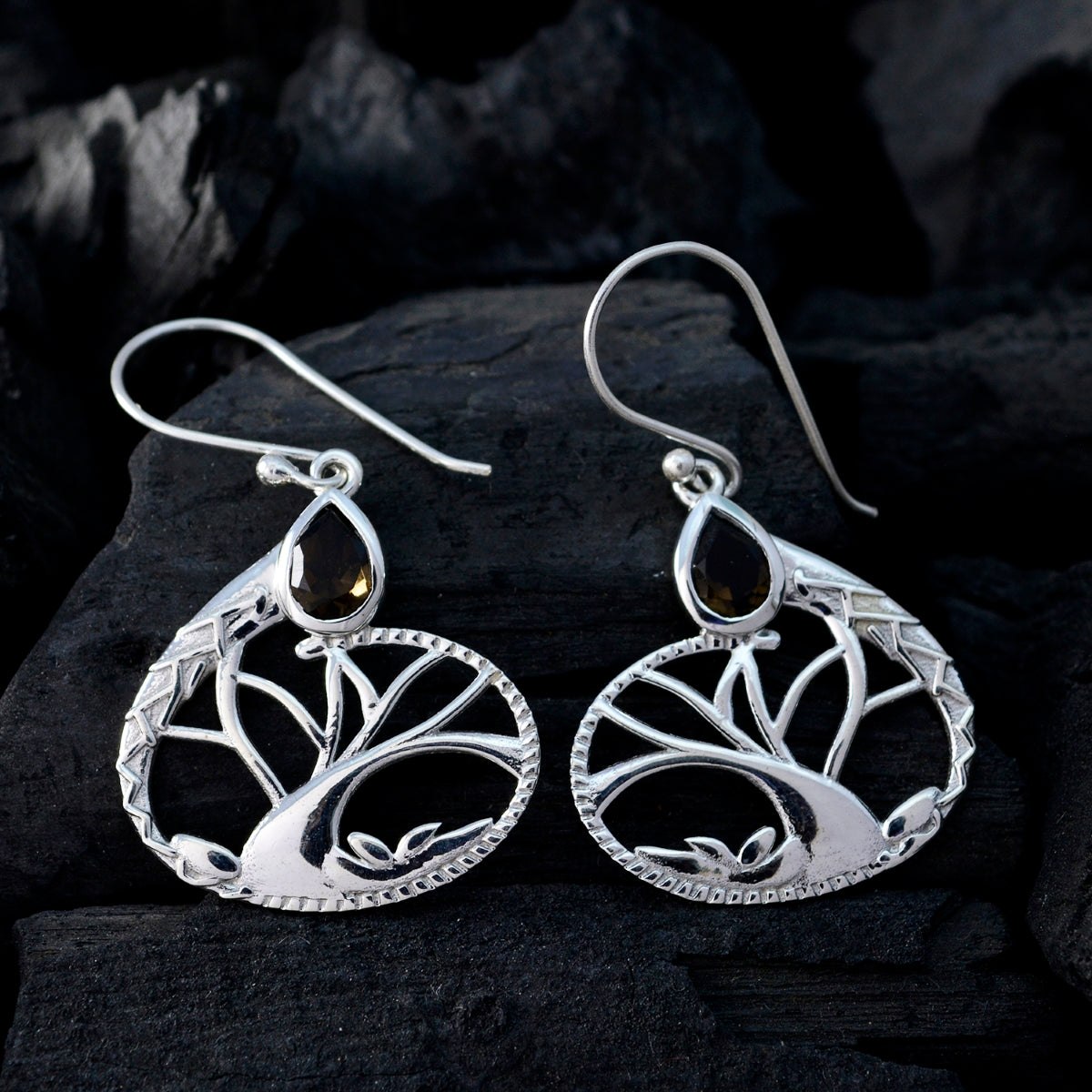 Clara Brown Dainty Solitaire Dangle Earring