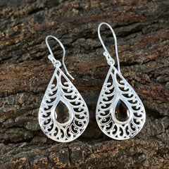 Daniela Brown Featherlight Solitaire Dangle Earring
