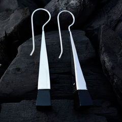 Emi Brown Classic Solitaire Dangle Earring