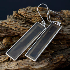 Isabella Brown Edgy Solitaire Dangle Earring
