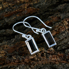 Mia Brown Dainty Solitaire Dangle Earring
