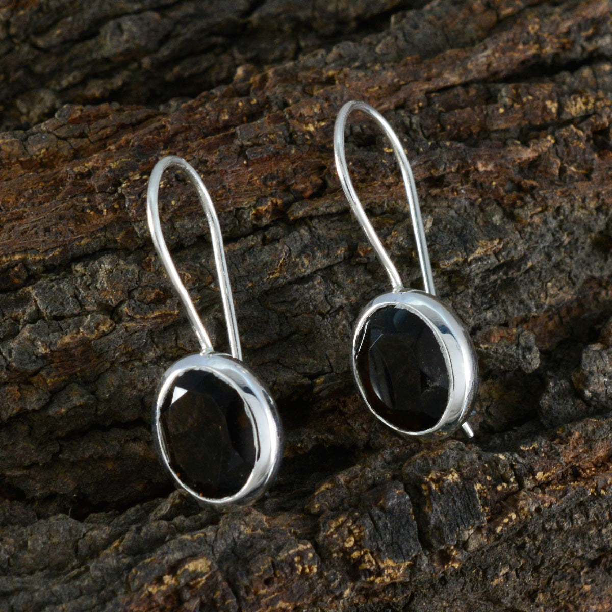 Isadora Brown Delicate Solitaire Dangle Earring