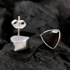 Laura Brown Elegant Solitaire Stud Earring