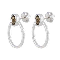 Sophia Brown Dainty Solitaire Stud Earring