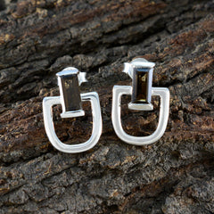 Gabriela Brown Delicate Solitaire Stud Earring