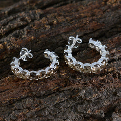 Lourdes Brown Slim multiple Stud Earring