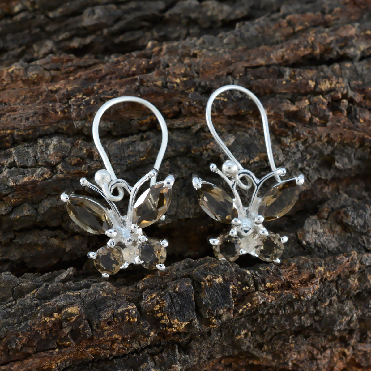 Nayara Brown Dainty multiple Dangle Earring