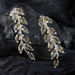 Noelia Brown Edgy multiple Stud Earring