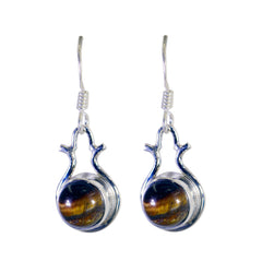 Sofía Brown Delicate multiple Dangle Earring Tiger Eye Brown Dangle