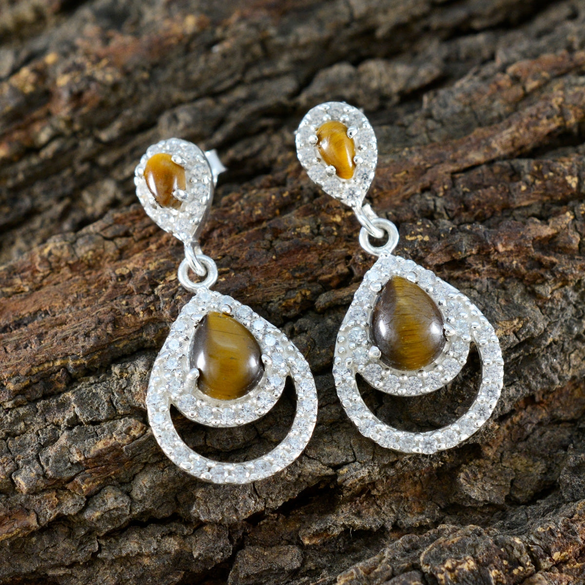 Yuki Brown Featherlight multiple Stud Earring