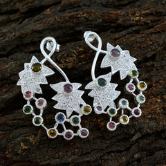Meera multicolor Statement multiple Dangle Earring
