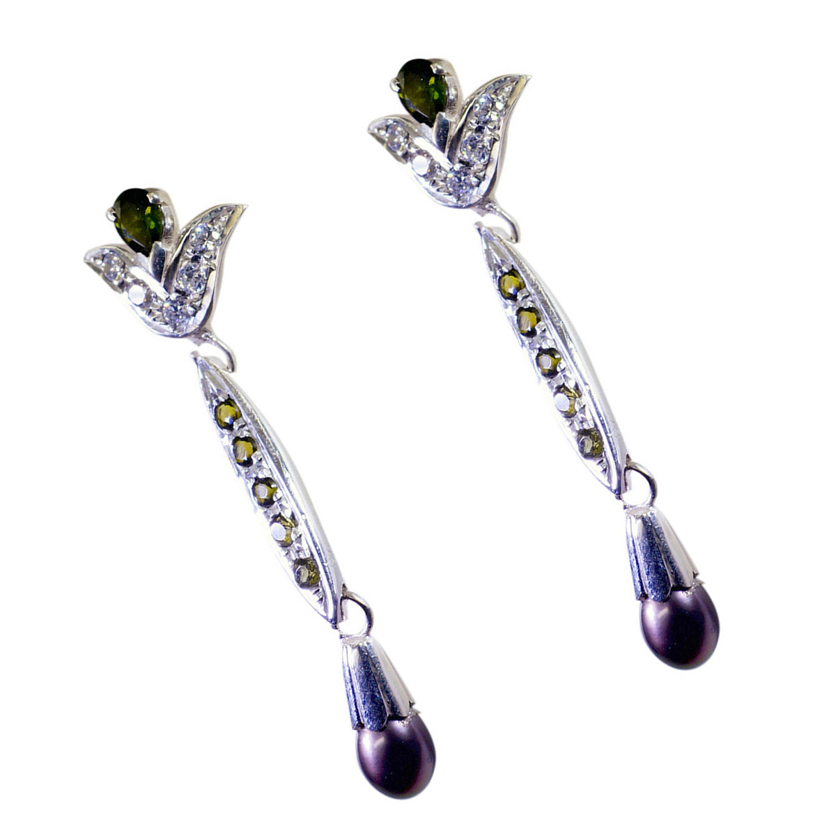 Nisa multicolor Edgy multiple Stud Earring