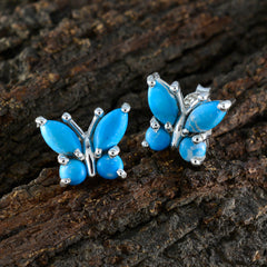 Isabel multicolor Whisper thin quarter Stud Earring