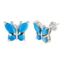 Isabel multicolor Whisper thin quarter Stud Earring