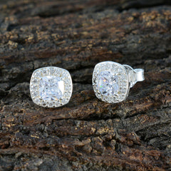Sofía White Delicate multiple Stud Earring