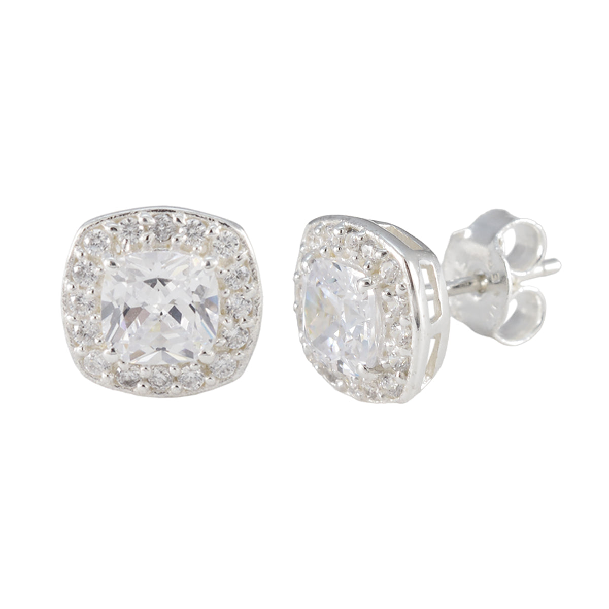 Sofía White Delicate multiple Stud Earring