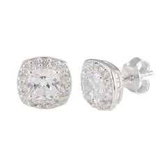Sofía White Delicate multiple Stud Earring