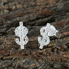 Luisa White Elegant multiple Stud Earring