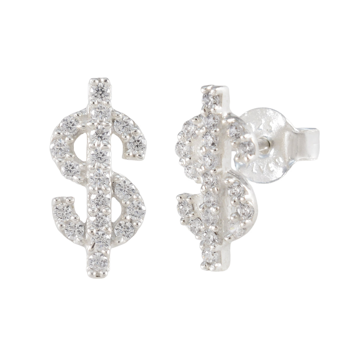 Luisa White Elegant multiple Stud Earring