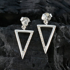 Eva White Dainty multiple Stud Earring