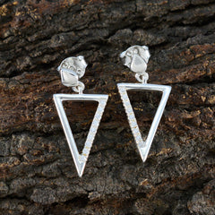 Eva White Dainty multiple Stud Earring