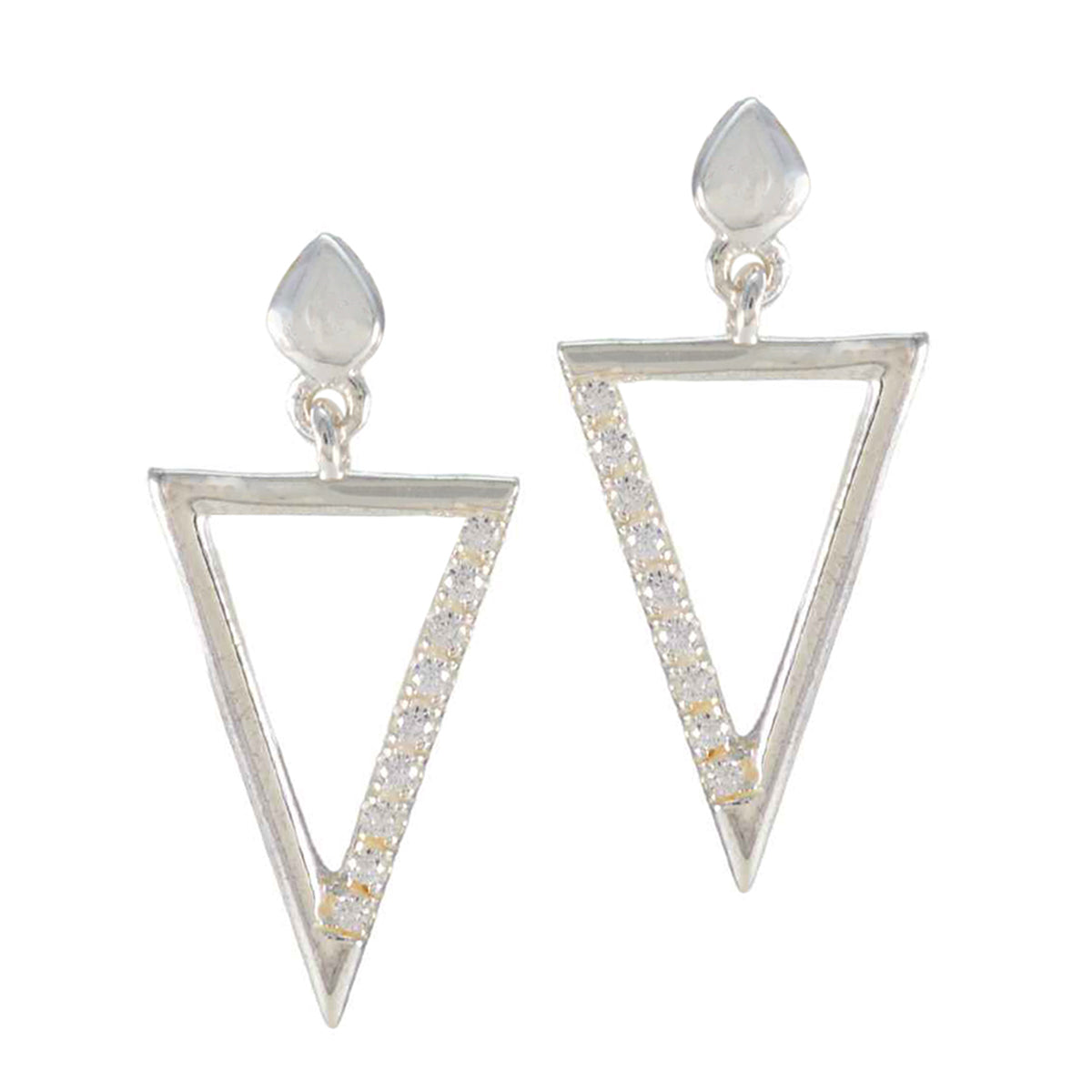 Eva White Dainty multiple Stud Earring