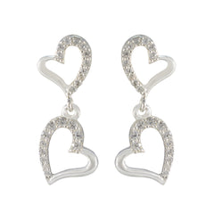 Carolina White Elegant multiple Stud Earring Cubic Zirconia White Stud