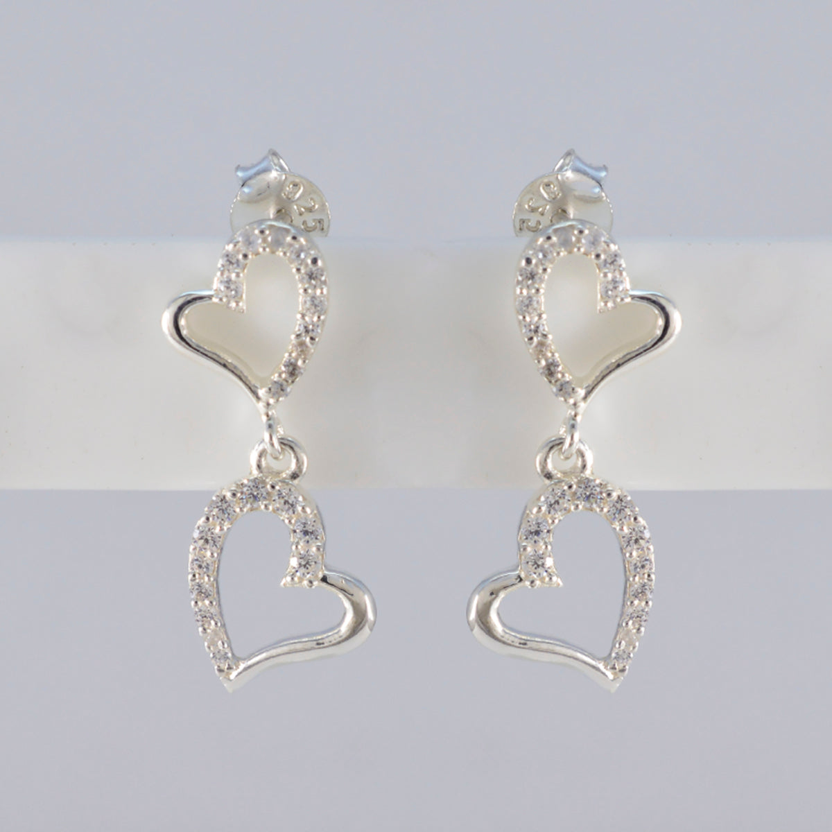 Carolina White Elegant multiple Stud Earring