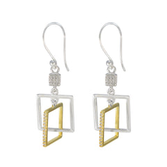 Alejandra White Featherlight multiple Dangle Earring Cubic Zirconia White Dangle