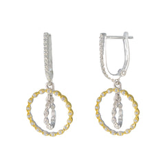 Ana White Delicate multiple Stud Earring Cubic Zirconia White Stud